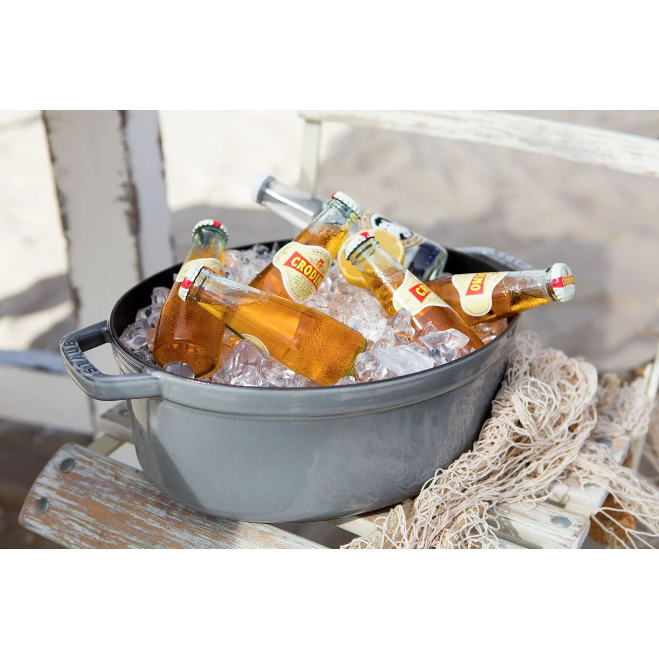 Staub Cocotte 31 Cm, Ovale, Gris Graphite, Fonte 8 Staub Cocotte 31 Cm, Ovale, Gris Graphite, Fonte – Image 6