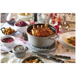 Staub Cocotte 34 Cm, Rond(e), Gris Graphite, Fonte -Staub Soldes Magasin 000011002