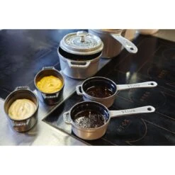 Staub Casserolette 10 Cm, Fonte, Gris Graphite -Staub Soldes Magasin 000011427