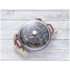 Staub Couvercle Bombé 28 Cm, Verre -Staub Soldes Magasin 000011638