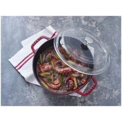 Staub Couvercle Bombé 28 Cm, Verre -Staub Soldes Magasin 000011660