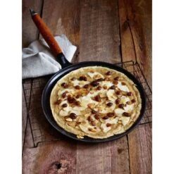 Staub Crêpière Avec Poignée En Bois 28 Cm, Fonte, Noir -Staub Soldes Magasin 000017017
