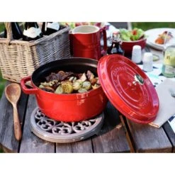 Staub Dessous-de-plat 23 Cm, Rond(e), Fonte -Staub Soldes Magasin 000017190