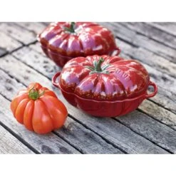 Staub Cocotte 16 Cm, Tomate, Cerise, Céramique 11 Staub Cocotte 16 Cm, Tomate, Cerise, Céramique -Staub Soldes Magasin 000017305