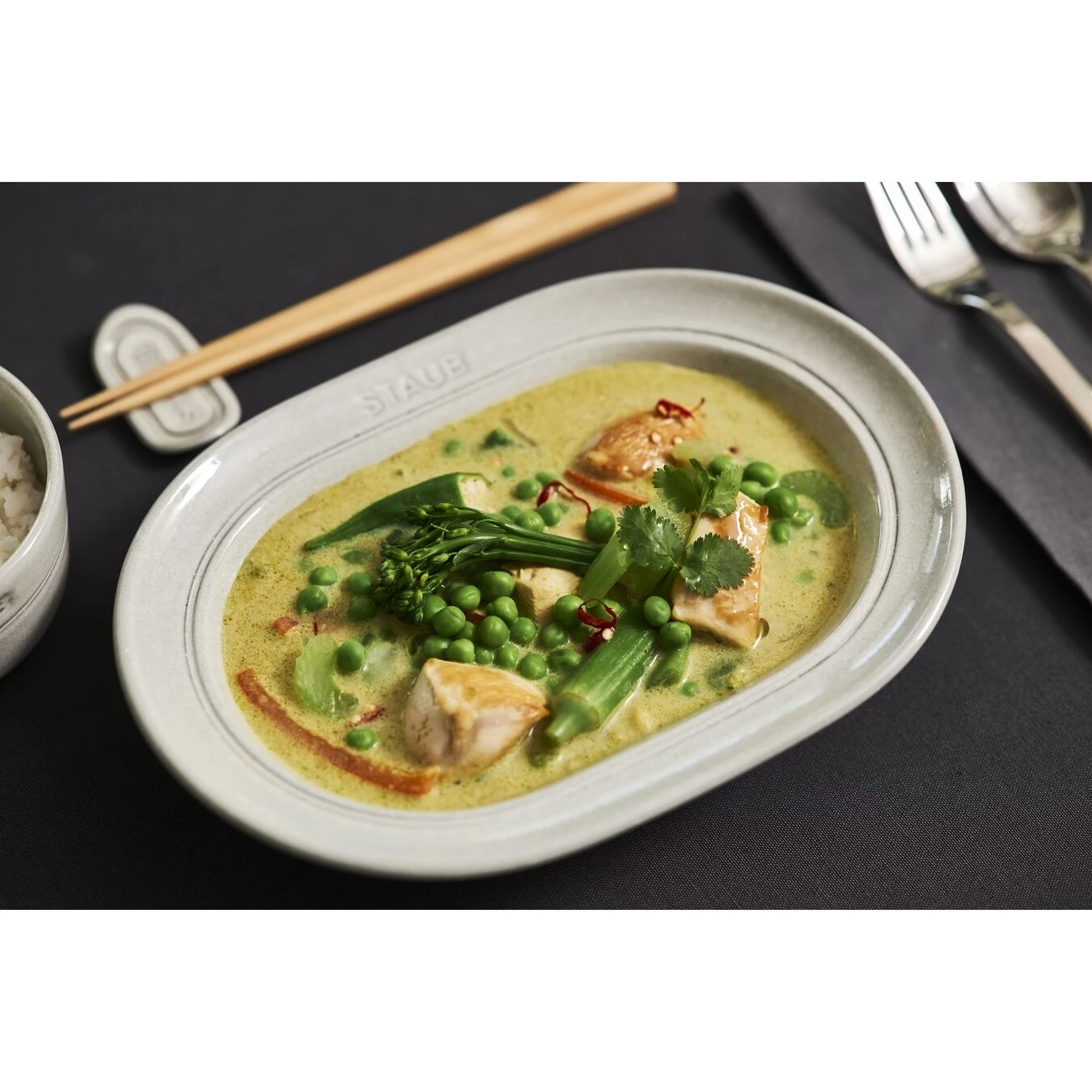 Staub Assiette 25 Cm, Céramique, Truffe Blanche 8 Staub Assiette 25 Cm, Céramique, Truffe Blanche – Image 6