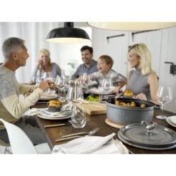 Staub Cocotte 17 Cm, Ovale, Gris Graphite, Fonte -Staub Soldes Magasin 000020964