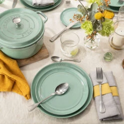 Staub Lot De 6 Assiettes Plates 15 Cm, Céramique, Sauge -Staub Soldes Magasin 0023X SET EU 3