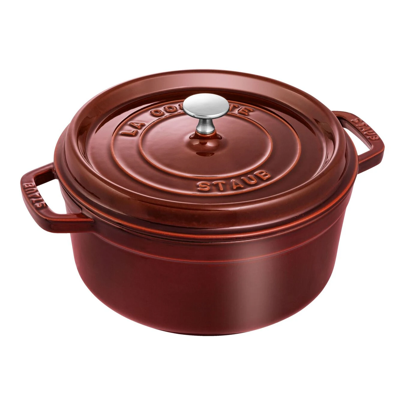 Staub Cocotte 24 Cm, Rond(e), Grenadine, Fonte 3 Staub Cocotte 24 Cm, Rond(e), Grenadine, Fonte