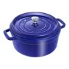 Staub Cocotte 24 Cm, Rond(e), Bleu Intense, Fonte -Staub Soldes Magasin 1004297 3