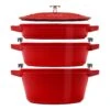 Staub Set Empilable 3-pcs, Fonte 1 Staub Set Empilable 3-pcs, Fonte -Staub Soldes Magasin 1010887 1