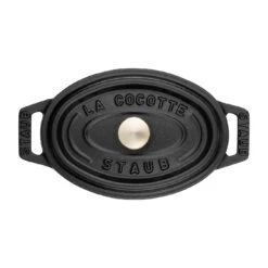 Staub Mini Cocotte 11 Cm, Ovale, Noir, Fonte -Staub Soldes Magasin 40500 111 0 3