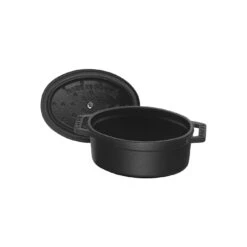 Staub Mini Cocotte 11 Cm, Ovale, Noir, Fonte -Staub Soldes Magasin 40500 111 0 6