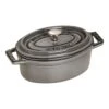 Staub Mini Cocotte 11 Cm, Ovale, Gris Graphite, Fonte -Staub Soldes Magasin 40500 116 0 1