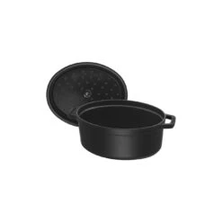 Staub Cocotte 37 Cm, Ovale, Noir, Fonte -Staub Soldes Magasin 40500 231 0 6 3