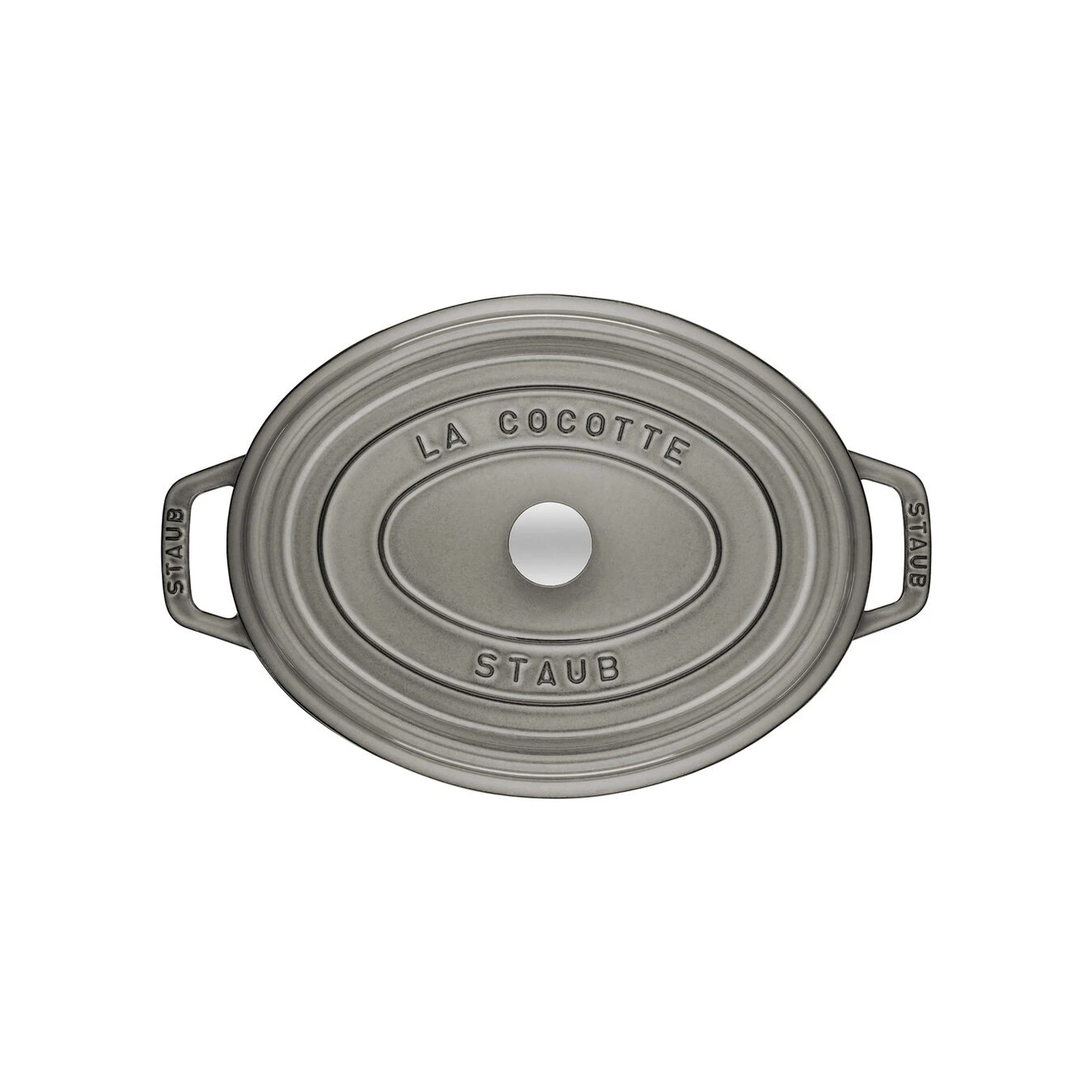 Staub Cocotte 23 Cm, Ovale, Gris Graphite, Fonte 4 Staub Cocotte 23 Cm, Ovale, Gris Graphite, Fonte – Image 2
