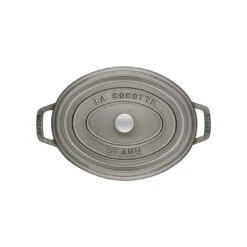 Staub Cocotte 29 Cm, Ovale, Gris Graphite, Fonte -Staub Soldes Magasin 40500 236 0 2 5
