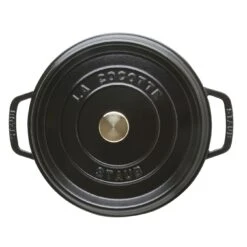 Staub Cocotte 24 Cm, Rond(e), Noir, Fonte -Staub Soldes Magasin 40500 241 0 3