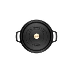 Staub Cocotte 30 Cm, Rond(e), Noir, Fonte 8 Staub Cocotte 30 Cm, Rond(e), Noir, Fonte -Staub Soldes Magasin 40500 241 0 8 5