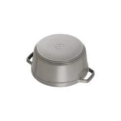 Staub Cocotte 24 Cm, Rond(e), Gris Graphite, Fonte -Staub Soldes Magasin 40500 246 0 6