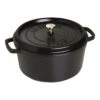 Staub Cocotte 28 Cm, Rond(e), Noir, Fonte -Staub Soldes Magasin 40500 281 0 1