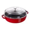 Staub Sauteuse Avec Couvercle En Verre 26 Cm, Fonte -Staub Soldes Magasin 40501 063 0 1