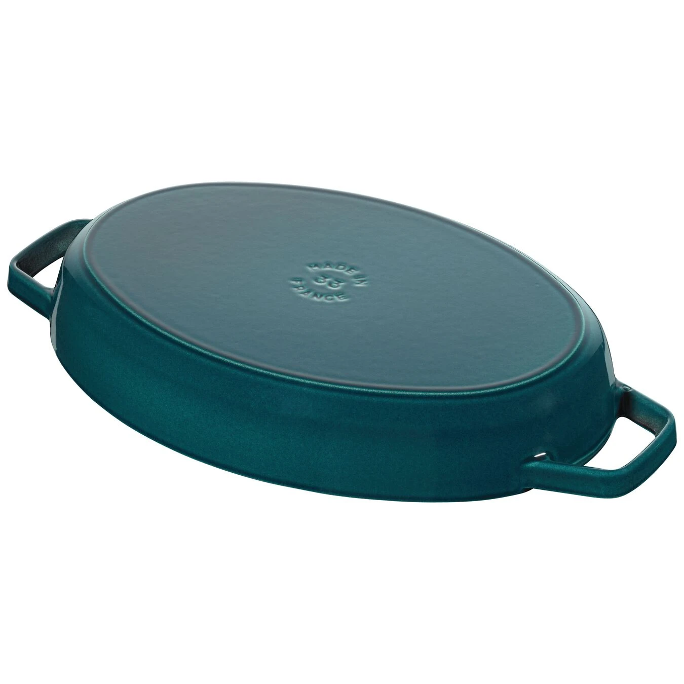 Staub Plat Empilable Avec Couvercle 33 Cm, Fonte 5 Staub Plat Empilable Avec Couvercle 33 Cm, Fonte – Image 3