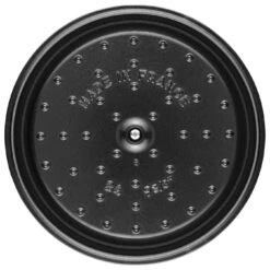 Staub Cocotte 24 Cm, Rond(e), Truffe Blanche, Fonte -Staub Soldes Magasin 40501 412 0 6