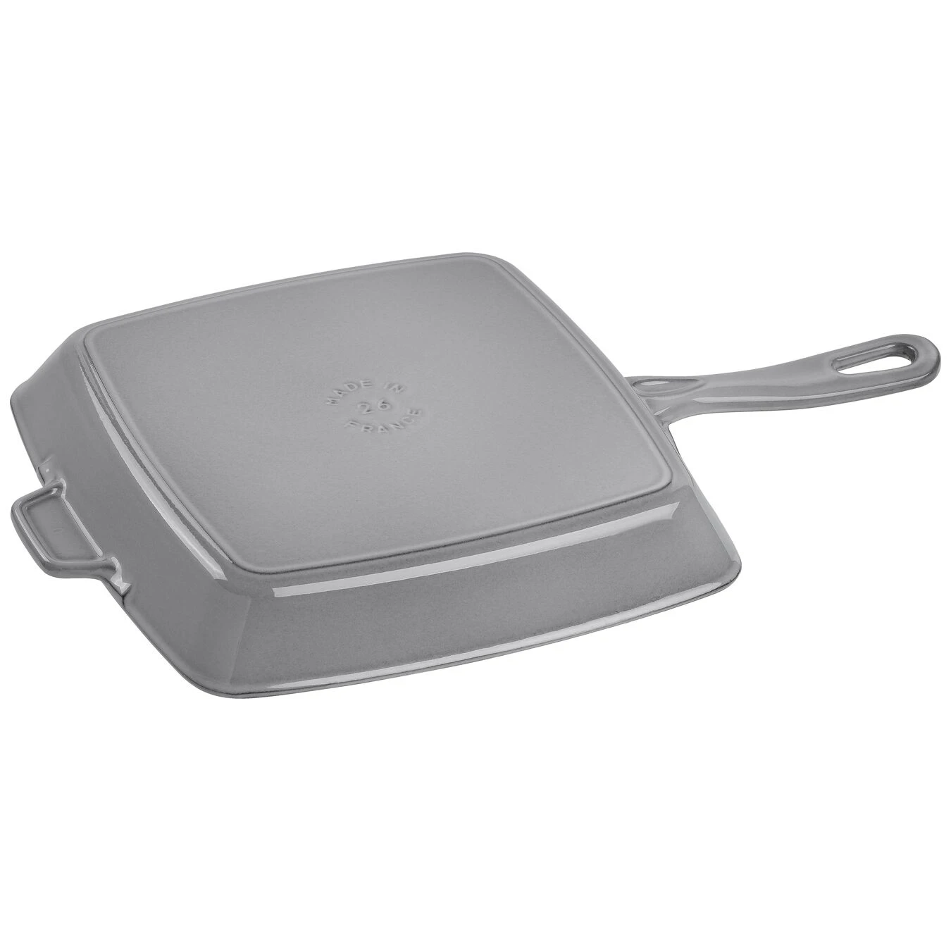 Staub Gril Américain 26 Cm, Fonte, Gris Graphite 4 Staub Gril Américain 26 Cm, Fonte, Gris Graphite – Image 2