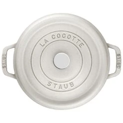 Staub Cocotte 22 Cm, Rond(e), Truffe Blanche, Fonte 9 Staub Cocotte 22 Cm, Rond(e), Truffe Blanche, Fonte -Staub Soldes Magasin 40501411 2