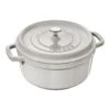Staub Cocotte 28 Cm, Rond(e), Truffe Blanche, Fonte -Staub Soldes Magasin 40501414