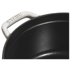 Staub Cocotte 28 Cm, Rond(e), Truffe Blanche, Fonte 11 Staub Cocotte 28 Cm, Rond(e), Truffe Blanche, Fonte -Staub Soldes Magasin 40501414 4