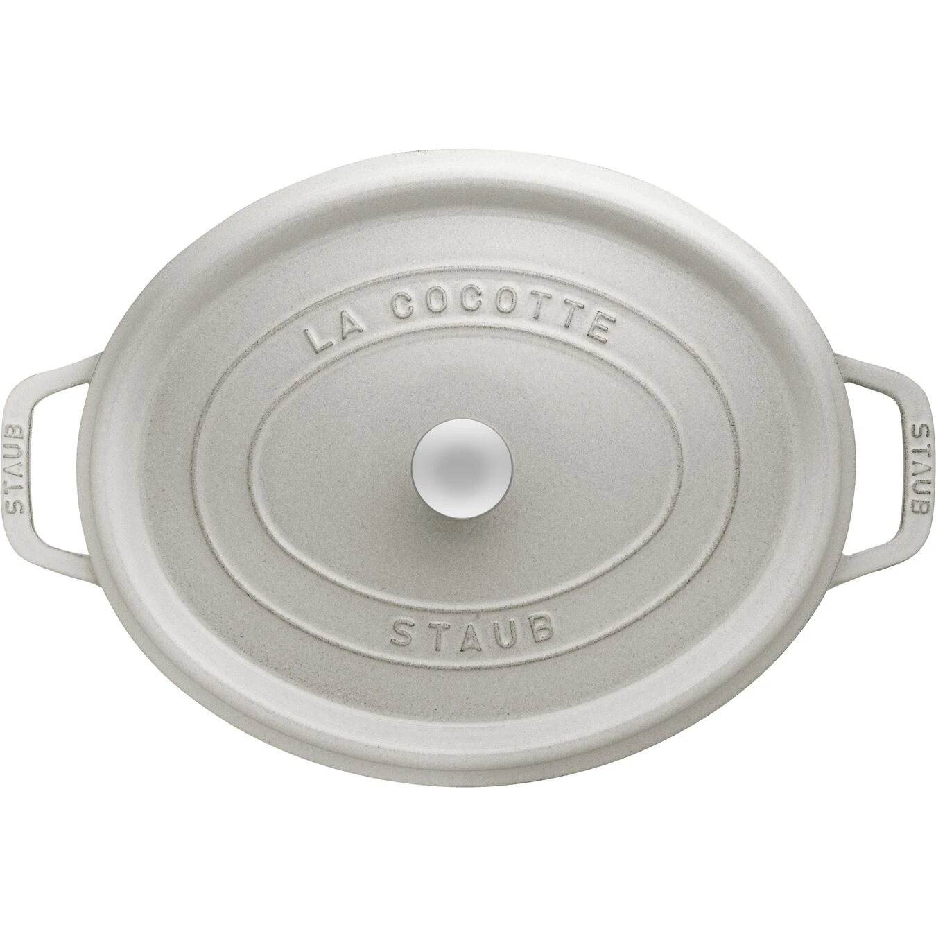 Staub Cocotte 29 Cm, Ovale, Truffe Blanche, Fonte 5 Staub Cocotte 29 Cm, Ovale, Truffe Blanche, Fonte – Image 3