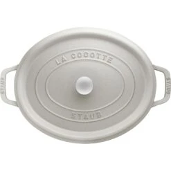 Staub Cocotte 31 Cm, Ovale, Truffe Blanche, Fonte 10 Staub Cocotte 31 Cm, Ovale, Truffe Blanche, Fonte -Staub Soldes Magasin 40501416 3