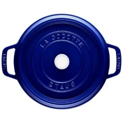 Staub Cocotte 30 Cm, Rond(e), Bleu Intense, Fonte -Staub Soldes Magasin 40506 572 0 000000241