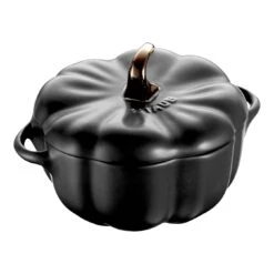 Staub Cocotte 12 Cm, Citrouille, Noir, Céramique