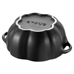 Staub Cocotte 15 Cm, Citrouille, Noir, Céramique -Staub Soldes Magasin 40508 549 0 3