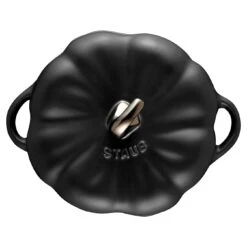 Staub Cocotte 15 Cm, Citrouille, Noir, Céramique -Staub Soldes Magasin 40508 549 0 5