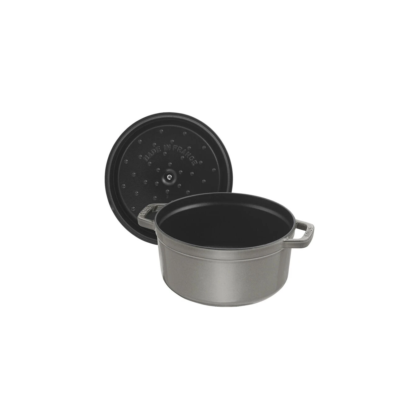 Staub Cocotte 26 Cm, Rond(e), Gris Graphite, Fonte 5 Staub Cocotte 26 Cm, Rond(e), Gris Graphite, Fonte – Image 3