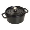 Staub Cocotte 22 Cm, Rond(e), Noir, Fonte