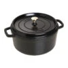 Staub Cocotte 26 Cm, Rond(e), Noir, Fonte -Staub Soldes Magasin 40509 310 0 1