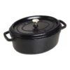 Staub Cocotte 29 Cm, Ovale, Noir, Fonte -Staub Soldes Magasin 40509 315 0 1