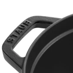 Staub Cocotte 27 Cm, Ovale, Noir, Fonte -Staub Soldes Magasin 40509 315 0 6 1