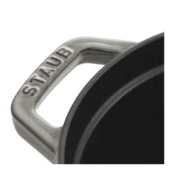 Staub Cocotte 29 Cm, Ovale, Gris Graphite, Fonte -Staub Soldes Magasin 40509 317 0 3