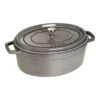 Staub Cocotte 33 Cm, Ovale, Gris Graphite, Fonte -Staub Soldes Magasin 40509 324 0 2
