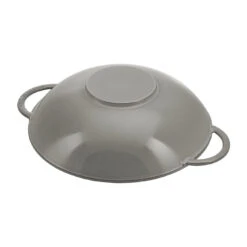 Staub Wok Avec Couvercle En Verre 37 Cm, Fonte -Staub Soldes Magasin 40509 336 0 4