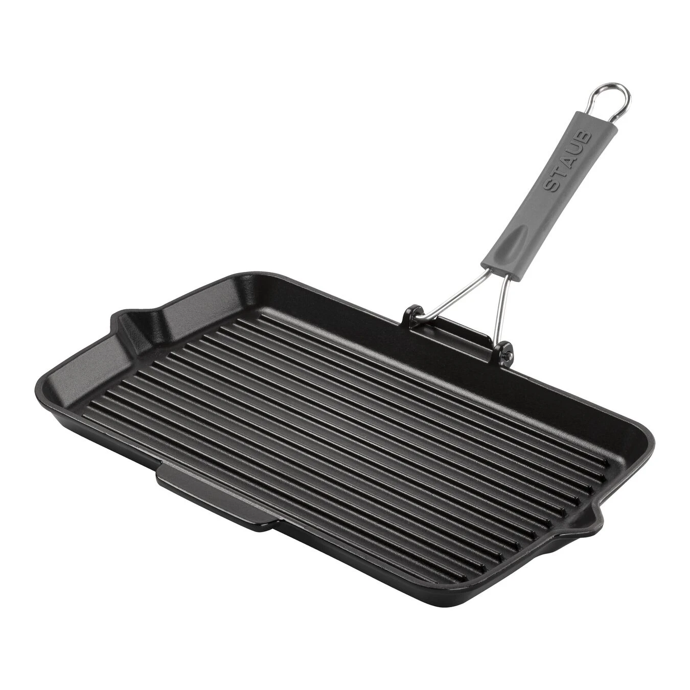Staub Gril Avec Bec Verseur 34 Cm, Fonte, Noir 3 Staub Gril Avec Bec Verseur 34 Cm, Fonte, Noir