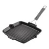 Staub Gril Avec Bec Verseur 24 Cm, Fonte, Noir -Staub Soldes Magasin 40509 344 0 000000657
