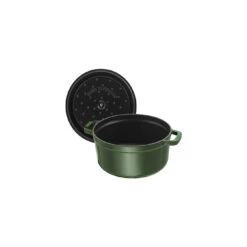 Staub Cocotte 22 Cm, Rond(e), Basilic, Fonte -Staub Soldes Magasin 40509 354 0 5 1