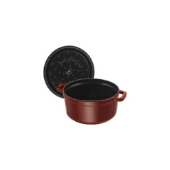 Staub Cocotte 22 Cm, Rond(e), Grenadine, Fonte -Staub Soldes Magasin 40509 355 0 5