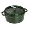 Staub Cocotte 28 Cm, Rond(e), Basilic, Fonte -Staub Soldes Magasin 40509 361 0 1